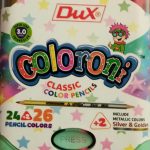 dux coloroni 24+2 color pencils dx 5000