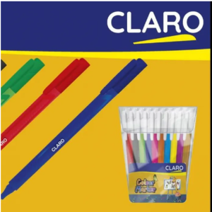 claro fiber tip color markers set of 10