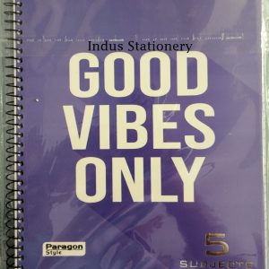 paragon style 4 subject spiral notebook