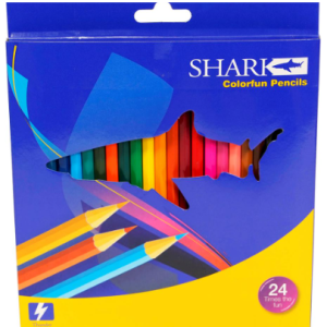 Shark Color Pencils set of 24