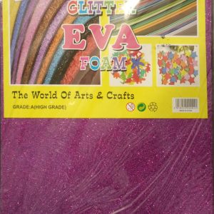 glitter foam fomic sheet a4 10 colors pack