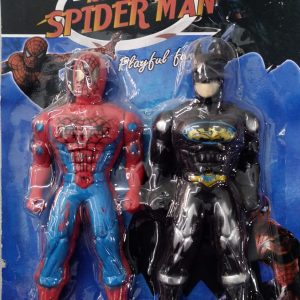 Spiderman Batman action figures